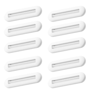 Gói 10 dụng cụ lấy kem đánh răng nhựa sữa rửa mặt Kem bôi tay kẹp ống con lăn để sử dụng hiệu quả và chất thải tối thiểu