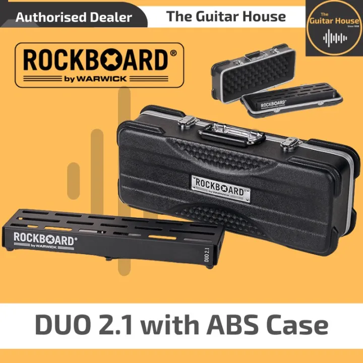 Warwick RockBoard DUO 2.1 Pedalboard with ABS Case (RBO B 
