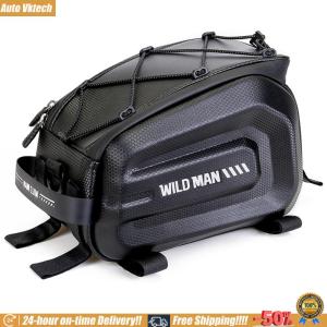 [Auto Vktech] 4L Bicycle Trunk Bag Multifunction Bike Rear Rack Bag MTB Road Bike Accessories