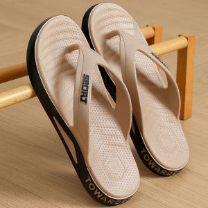 MenS Summer Flip-Flops For Outdoor Wear At The Beach Durable Slip-On Sandals MenS Soft-Soled Home Sports-Style Sandals
