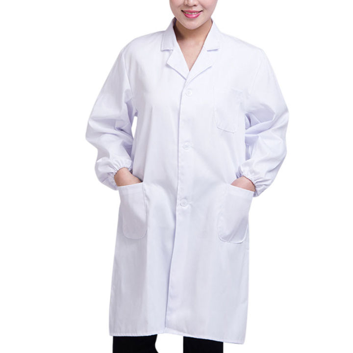 Lab Gown For Women And Men Laboratory Gown Lab Gown For Students White Lab Coat Doctor Hospital Scientist School Fancy Dress Costume for Students Adults Lab Coat For Students Lab Gown For Men