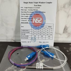 Splitter ratio 13:87 sc upc three window G657A2 high quality / rasio 13 87 fiber optic