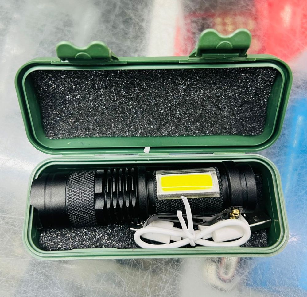 High Power Rechargeable Waterproof Zoomable LED Torch Light XPE+COB USB Charge Flashlight_voghion.com