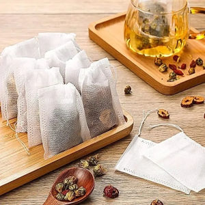 100Packsof Disposable Filter Bags (for Brewing Tea/herb Packs/coffee) FoodGrade Non-wovenFilter Bags