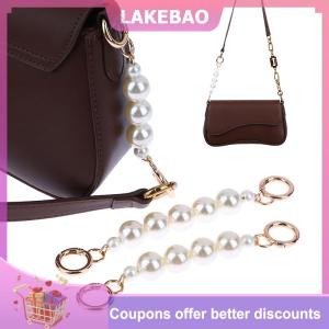 【LAKEBAO】 Túi mở rộng chuỗi Crossbody Ví Ngọc Trai Chuỗi Dây đeo túi xách treo khóa tự làm chuỗi quyến rũ vai Túi phụ kiện