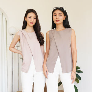 Blouse Sleeveless Top Lanetta/Blouse/ Wanita/Murah/Premium