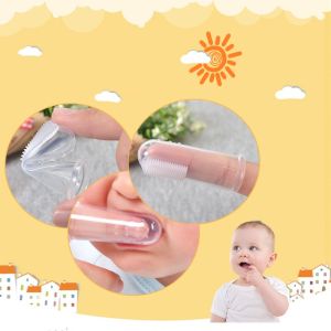 Rơ Lưỡi Xỏ Ngón Silicone Có Hộp Đựng Nhỏ Gọn Tiện Lợi Cho Bé