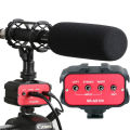 Saramonic SR-AX100 มิกเซอร์ ออดิโอ อินเตอร์เฟสและมิกเซอร์ มิกเซอร์จิ๋ว สำหรับ DSLR Microphone Recording. 