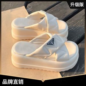 [Free Shipping] WomenS Outdoor Slippers Flame-Resistant New Style Fashionable Casual Summer Trendy Thick-Soled Beach Shoes