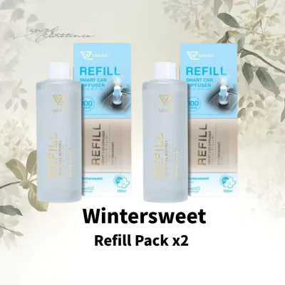 VANZO Smart Car Diffuser Or Refill Pack (Secret Musk/Classic Blossom/English Pear&Freesia/Cloud Mist Tea Essence/Wintersweet)