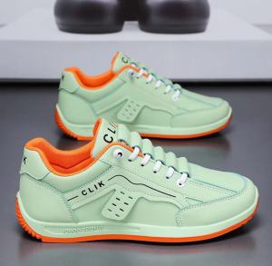 Alethia Shop รองเท้าผู้ชายรุ่นใหม่ 2024 รองเท้าผู้ชายระบายอากาศได้ ดูทันสมัยและเข้ากับทุกสไตล์ รองเท้าสปอร์ตแฟชั่นพื้นราบ รองเท้าวิ่งพักผ่อน A0115