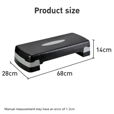 Fitness Pedals Aerobic Step Platform Exercise Board Adjustable Home Yoga Pedal Exercise Fitness Equipment for Home Workout