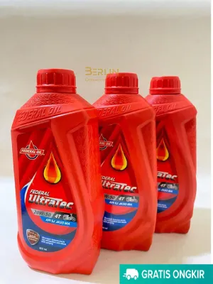(HARGA 3PCS) - ULTRATEC FEDERAL OIL 800ML KHUSUS UNTUK MTR YAMAHA DAN HONDA MTR GIGI/BEBEK/KUPLING