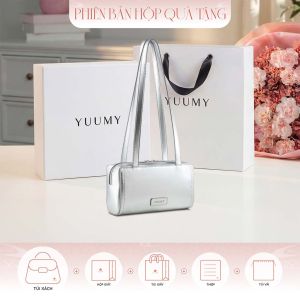 Bộ hộp quà YUUMY (Túi xách nữ YUUMY YTX81 + Hộp quà YHQ3T + Túi giấy YTG3T + Túi rút BVR3838 + Thiệp cảm ơn YBT1)