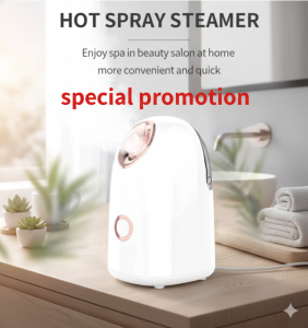 [SG Stock] Nano Ionic Facial Steamer | Hot Mist Face Steamer | 10X Deep Hydration | Pore Cleansing & Blackhead Removal | Home Sauna SPA Humidifier
