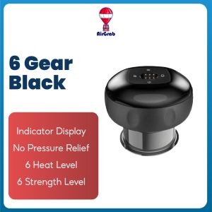 Electric Body Massager Electric Cupping Body Scraping Vacuum Chinese Guasha Cup with Heat Function