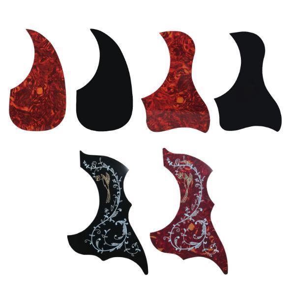 Acoustic Folk Guitar Pickguard Self-adhesive Pick Guard Scratch Plate ...