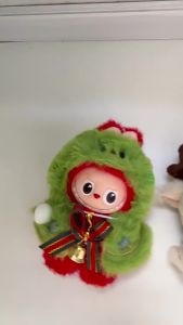 Christmas 10cmLabubu4.0 Christmas Elf Cloak Cape Labubu 4 Baby Clothes Hanger Replacement