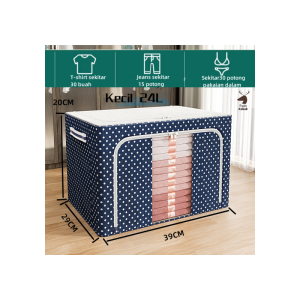 Storage Box 66L 150L box baju serbaguna jumbo  kotak penyimpanan serbaguna  melipat  organizer box   penyimpanan Tahan air dan kelembaban box    Ritsleting ganda Kapasitas ekstra besar tempat penyimpanan baju