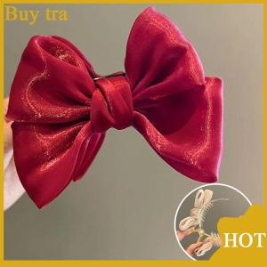 [Buytra] Mini Small Butterfly Hair Claw Clip Sweet Mesh Shark Clip For Bun Thick Hairpin Accessories