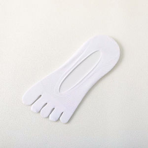 Non-slip silicone five-finger socks five-toe socks toe socks short summer shallow-mouth boat socks