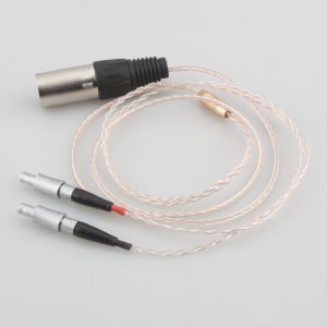 Dây nâng cấp âm thanh Hifi tương thích thay thế cho tai nghe HD800/HD800S đầu cắm XLR nam 4 chân.