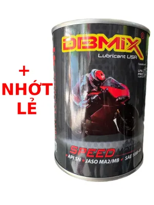 Nhớt tổng hợp DBMIX 10W40 dành cho xe số và xe ga [Mua 5 tặng 1 phểu]