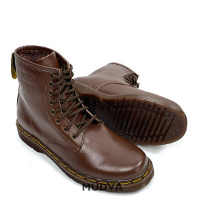 Sepatu Boots Docmart Pria Kulit Boots Casual Handmade MD1080