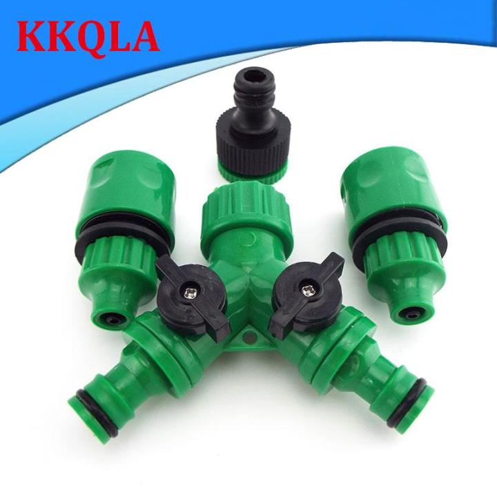 KKQLA Store 4/7mm 8/11mm water hose y Valve 4/7 Hose Quick Water tap