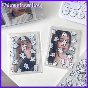 Colorfulswallow 50 cái trong suốt tự dính đóng gói lưu trữ túi dễ thương phim hoạt hình con chó photocard chủ thẻ Bìa bảo vệ ảnh phim bảo vệ