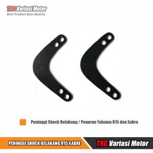 Peninggi Shock Belakang dan Penurun Yamaha R15 Xabre TRG Varian Warna Hitam Satu Set
