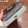 ROAZIC With Lens Films Phone Case For VIVO Y04/VIVO Y29s 5G Luxury Plating Folding Ring Stand Transparent Soft TPU Shockproof Casing DK-1. 