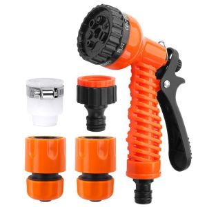 FWFHTP 7 Chức Năng Phun Ống tưới nước sân vườn Nhẹ Cao su Máy phun nước áp suất cao  Vật liệu bền Vòi phun rửa xe Khu vườn