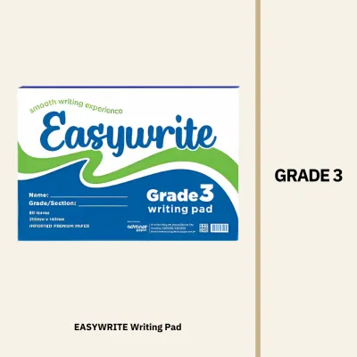 ADVANCEPAPER Easywrite Writing Pad Paper 80leaves / Grade 1 / Grade 2 / Grade 3 / Penhub