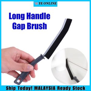 Tile Gap Brush Long Handle Car Household Tile Scrubber Stiff Bristles Crevices Cleaner House Hold Cleaning Tools