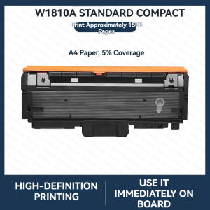 Compatible W1810A 181A Toner Cartridge Standard‑1500 Pages / High‑Yield‑3000 Pages (A45% Coverage) Drum Unit 10000 Pages Yield Replacement for HP MFP 323sdn 323sdnw 323dnw 323d 303d 303dnw 301dn Printers 24‑Month Unopened Shelf‑Life