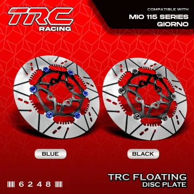 TRC CNC FLOATING DISC PLATE 4HOLES (220MM) for MIO SERIES/CLICK/SNIPER/GIORNO/BEAT/GENIO 6248