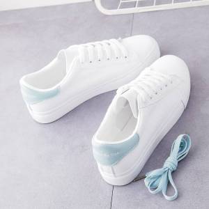 Free Shipping White Sneakers For Women New Spring/Autumn Styles Fashionable Flat Shoes Breathable Student Shoes Casual White Shoes