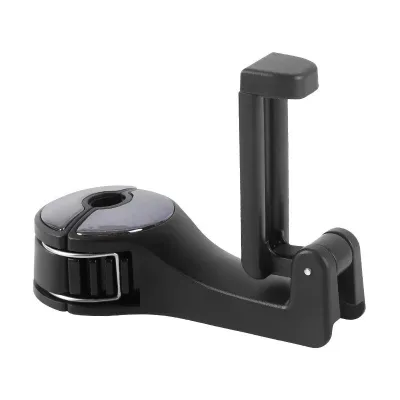 【 2 In 1 】 Car Hook Headrest Phone Holder Seat Back Organizer Bag Hangers Universal Handbag Storage Car Accessories
