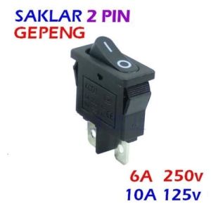 Saklar Switch 2 Pin Mini Gepeng On Off 2Pin Switch CS40