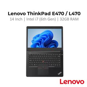 [Refurbished] Lenovo ThinkPad E480 / ThinkPad L490 | 14 Inch i7 Laptop | 512GB SSD | 32GB RAM | Fast Boot Up | Win 11 + Free MS Office | Local Seller
