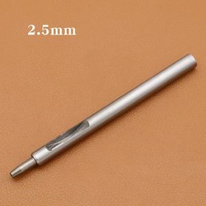 NEMOPH 1Pcs Alloy Steel Round Hole Puncher DIY 0.5-10mm Leather Punch Straight Head Leather Craft Tool Sewing Bag Shoes Belt Watch Band