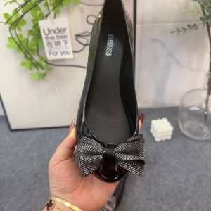 melissaˉBrazilian womens shoes summer new versatile fashion cloth butterfly flat sandals