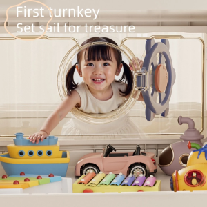 Foldable movable storage cabinet large capacity storage cabinet transparent home clothing and snack storage cabinet