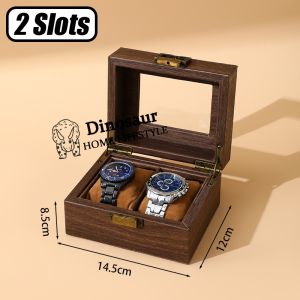 🇸🇬 ReadyStock - Watch Storage Box 2/3/6 Slot Watch Box PU Leather Soft Cushions Watch Jewelry Organizer Display Box Case Protable Travel Watch Case Storage手表盒