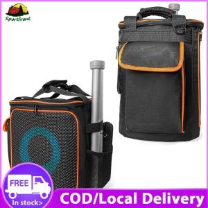 Speaker Carry Case for JBL Partybox Encore2 Essential Detachable Adjustable Strap Carrying Case Tote Bag for Microphones Charger Cable and Accessories