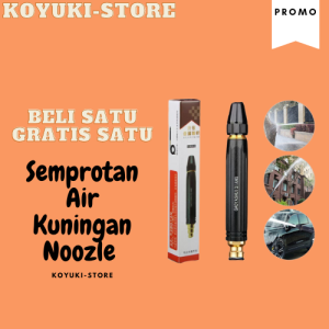 BELI 1 GRATIS 1- magic nozzle jet Nozzel Nozel Nosel Sprayer Spray Kabut Magic Spray Water Jet Kepala Sambungan Selang Semprotan Air Kuningan Lurus