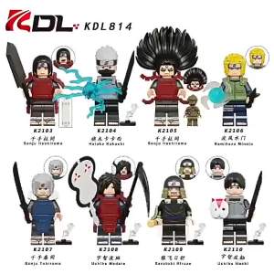 KDL814 FOLY063 naruto figures toy kids building blocks toys boy girl birthday gift Compatible with