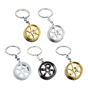 Hợp thời trang Keychain cung cấp linh hoạt sử dụng bánh xe hình dạng treo lòng thòng cho hành khách du lịch và Keyring thu