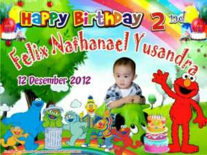Cetak Spanduk Banner Birthday Ulang Tahun Murah Banget
